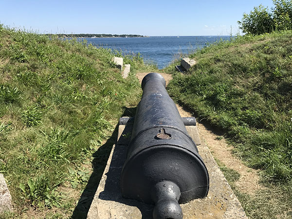 Revolutionary War Cannon at Stage Fort Park, Gloucester MA