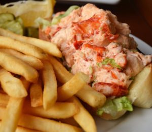 Lobster Roll at Seaport Grille, Discover Gloucester MA